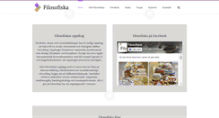 Desktop Screenshot of filosofiska.nu